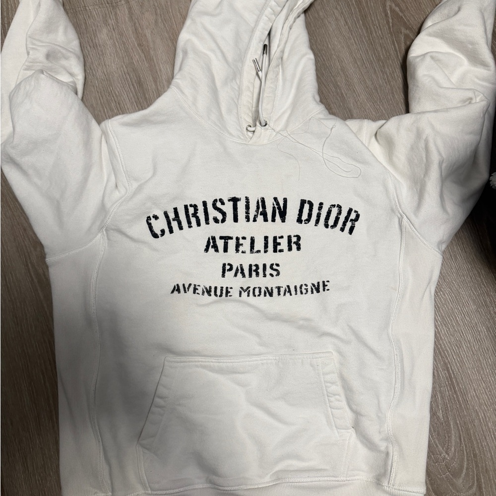 Christian Dior Atelier White Hoodie
